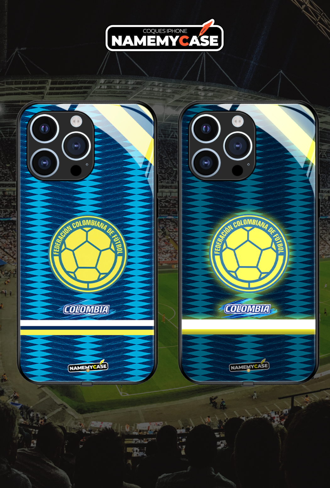 LED Light-Up iPhone Case - Colombia World Cup Jerseys