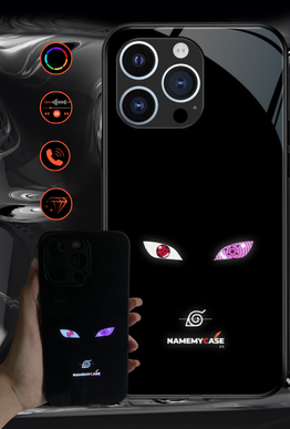 LED Light-Up iPhone Case - Purple eyes | Naruto