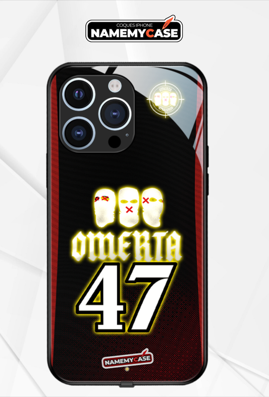 LED Light-Up iPhone Case- Omerta Black