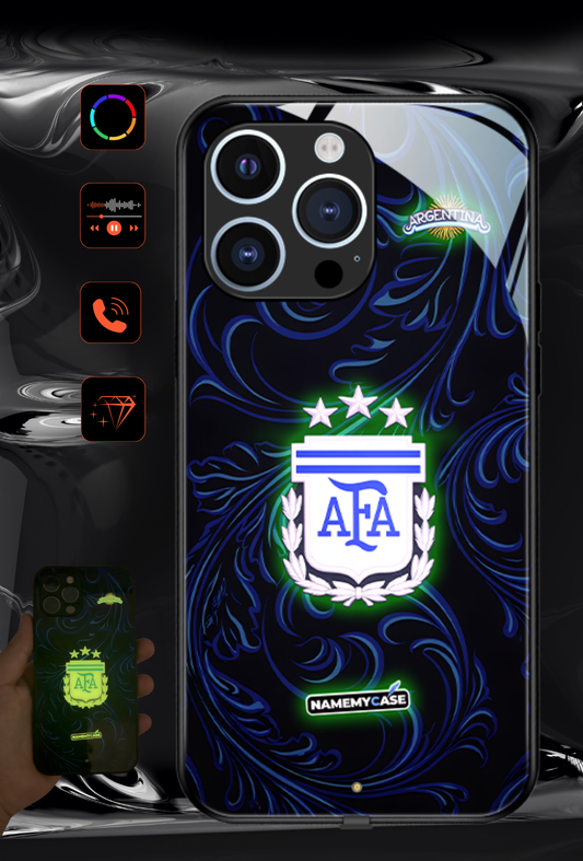 LED Light-Up iPhone Case - World Cup Jersey Argentina