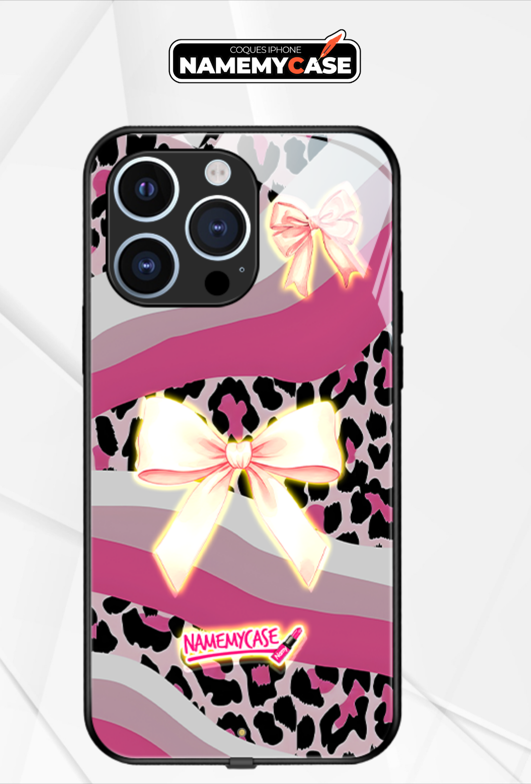 LED Light-Up iPhone Case- Bow Tie Case