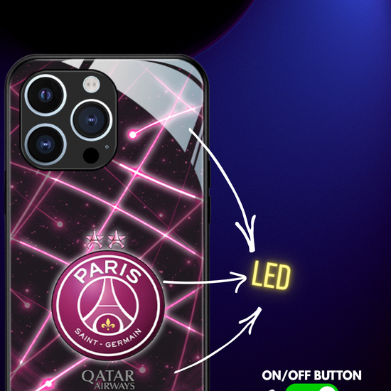 LED Light-Up iPhone Case - PSG Pulsion jersey