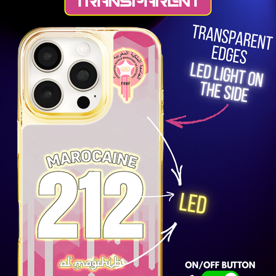 LED Light-Up iPhone Case- 212 Moroccan