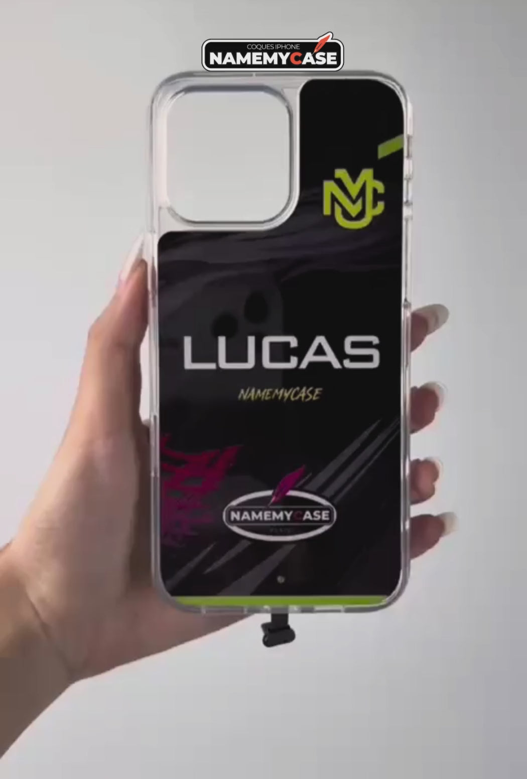 Custom LED light-up iPhone case - NMC